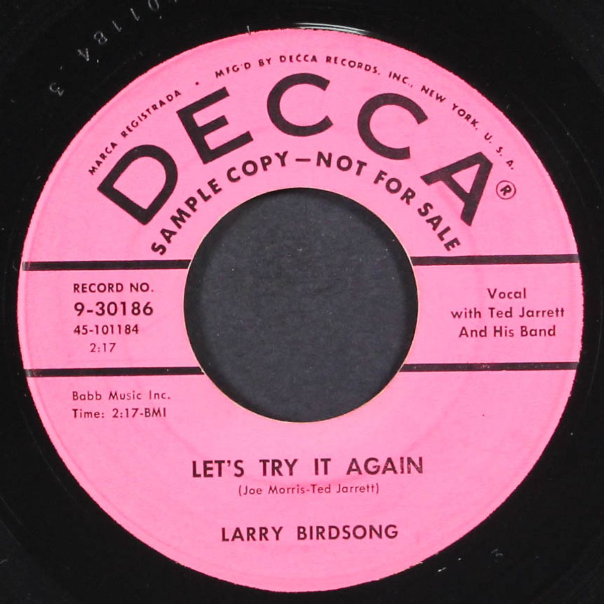 let's try it again / oo wee honey by LARRY BIRDSONG