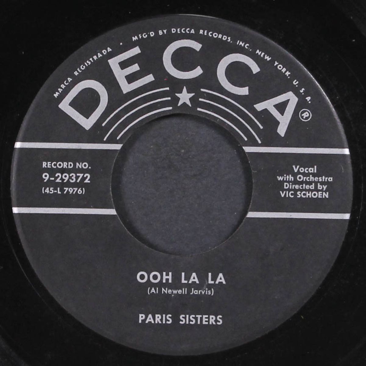 ooh la la / whose arms are you missing by PARIS SISTERS