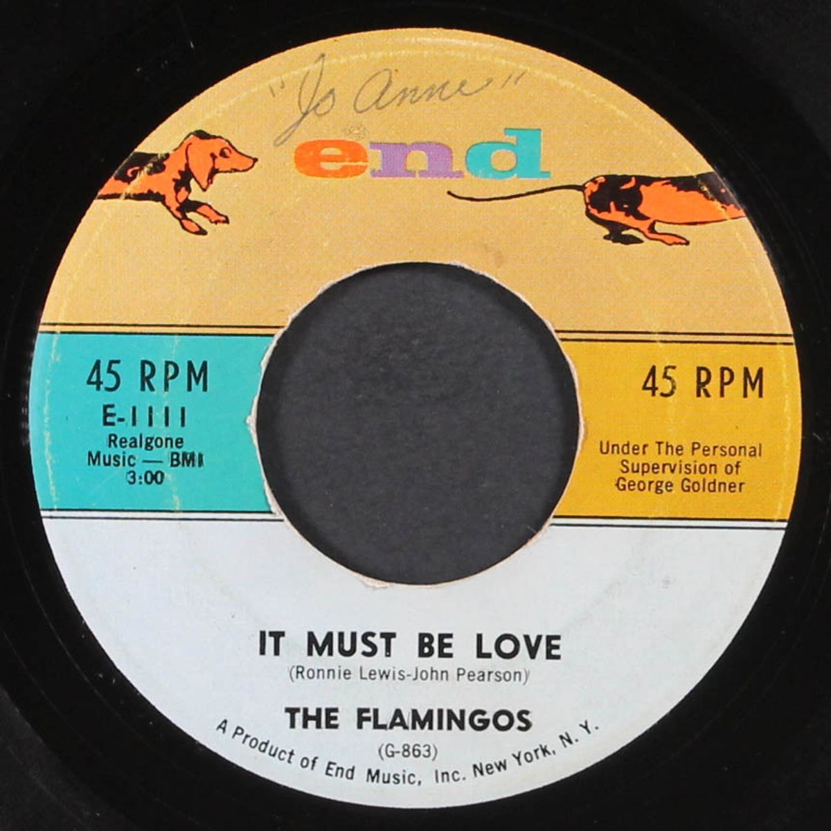 it must be love / i'm no fool anymore by FLAMINGOS