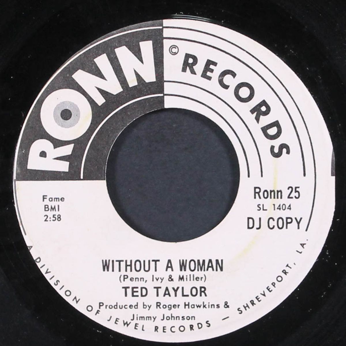 without a woman / honey lou by TED TAYLOR