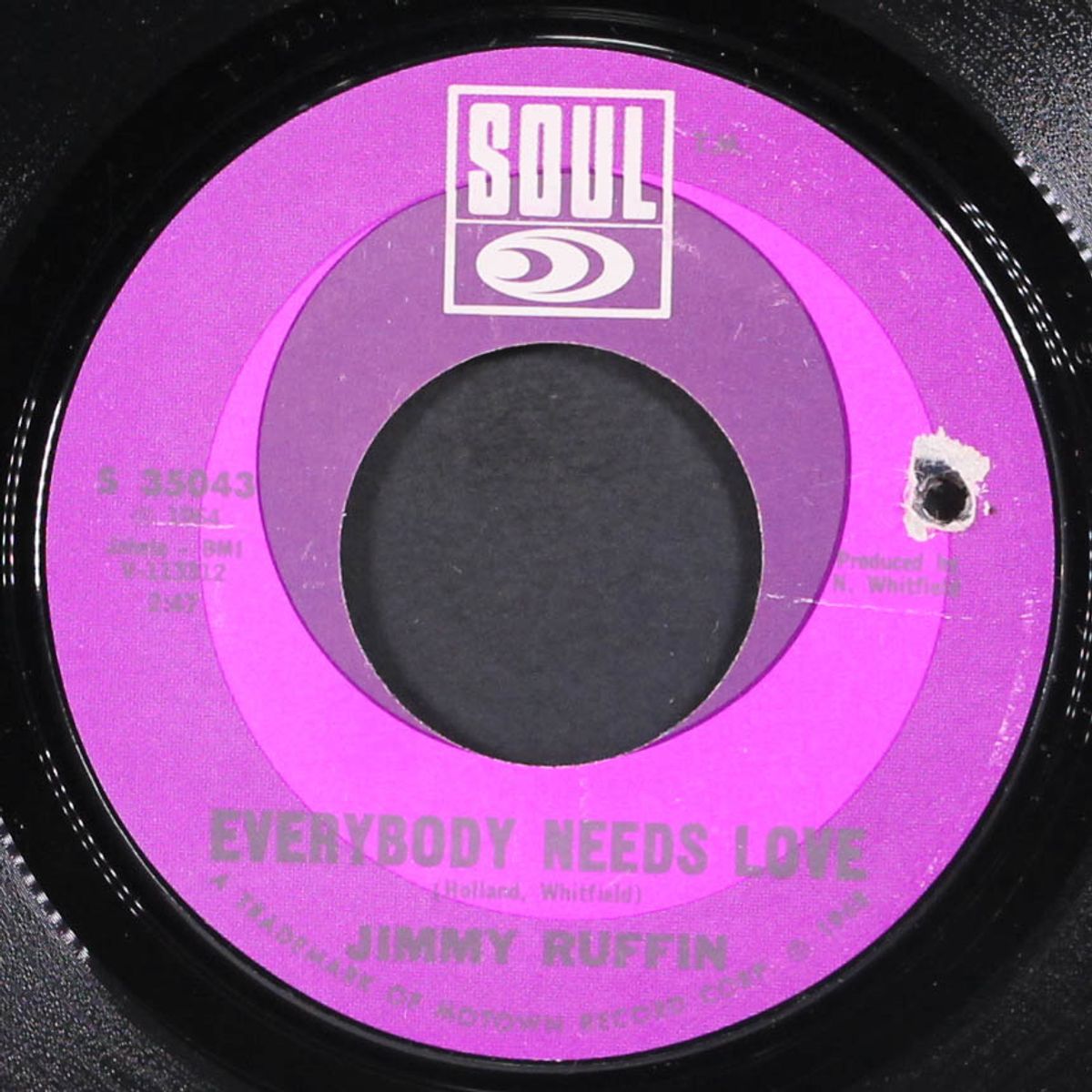 i'll say forever my love / everybody needs love by JIMMY RUFFIN