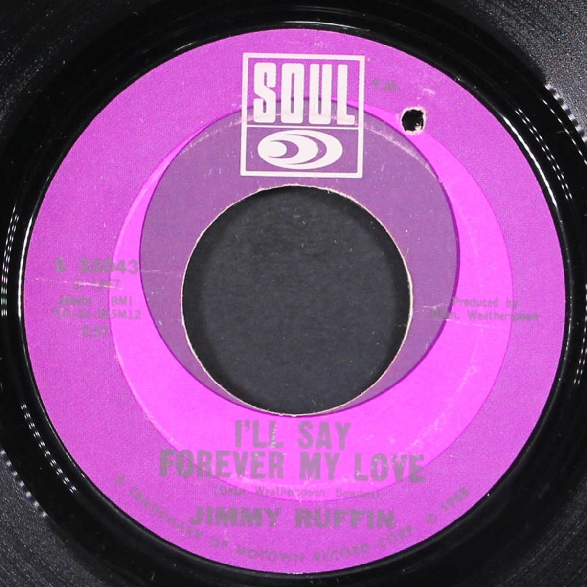 i'll say forever my love / everybody needs love by JIMMY RUFFIN