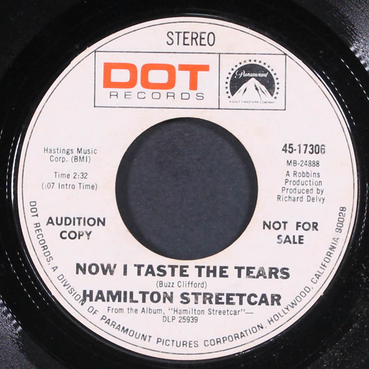 honey and wine / now i taste the tears by HAMILTON STREETCAR