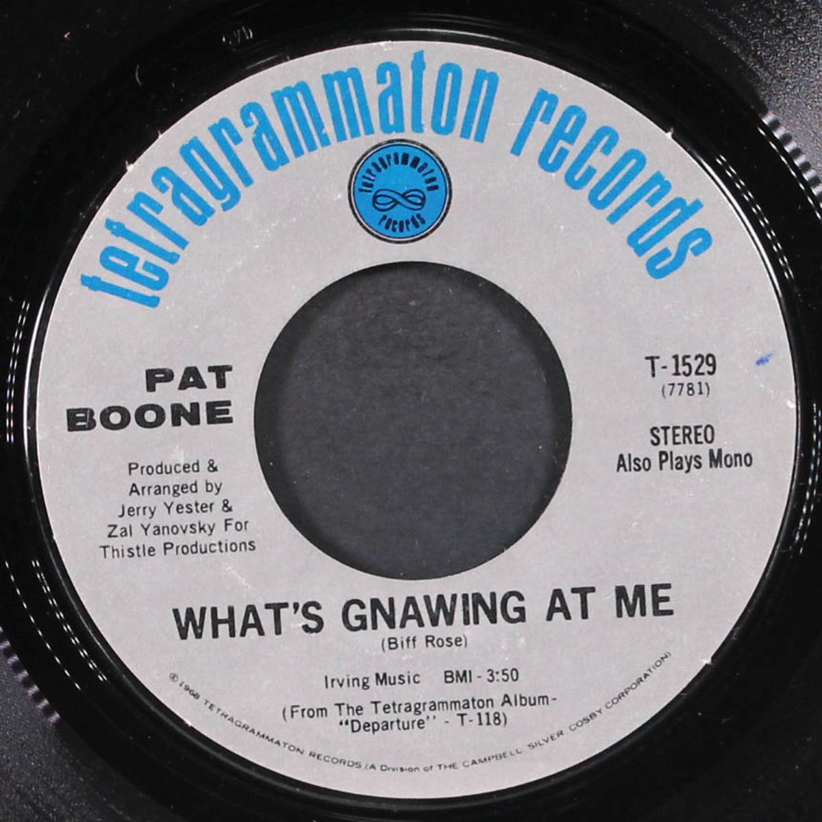 what's gnawing at me / never goin' back by PAT BOONE