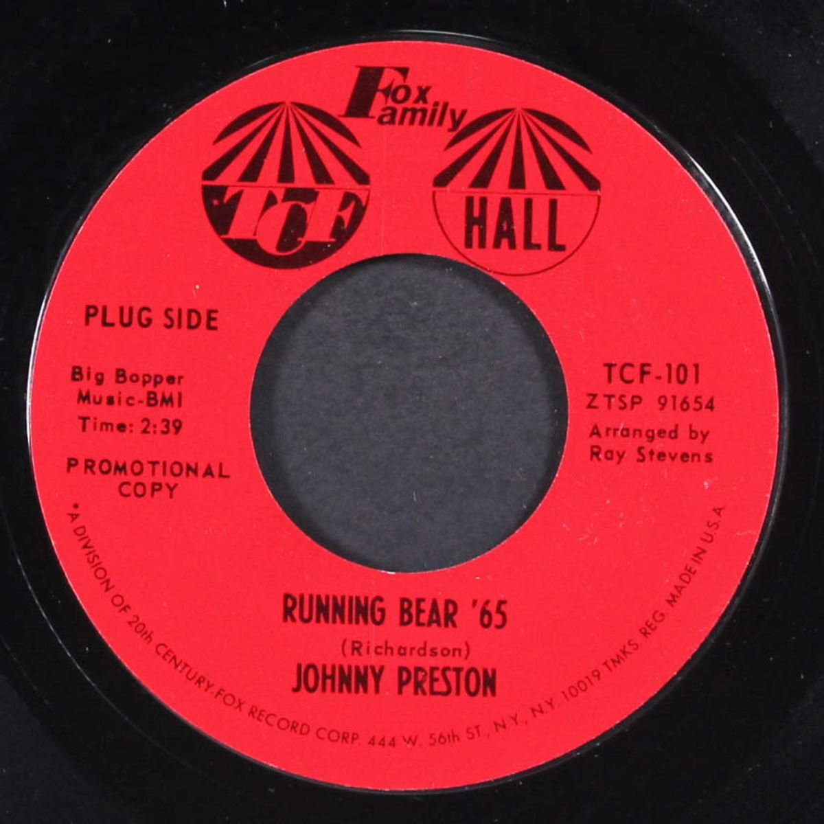 running bear '65 / dedicated to the one i love by JOHNNY PRESTON