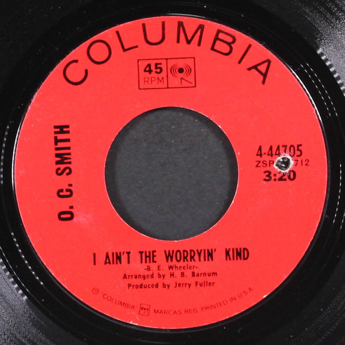 isn't it lonely together / i ain't the worrying kind by O.C. SMITH