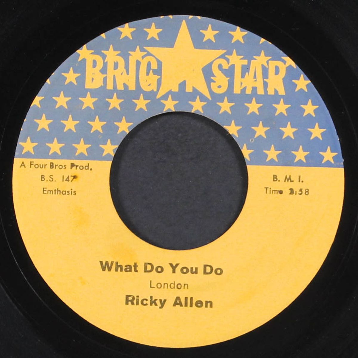 nothing in the world can hurt me / what do you do by RICKY ALLEN
