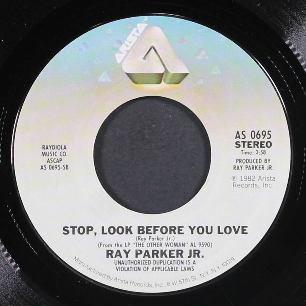 let me go / stop look before you love by RAY PARKER JR.
