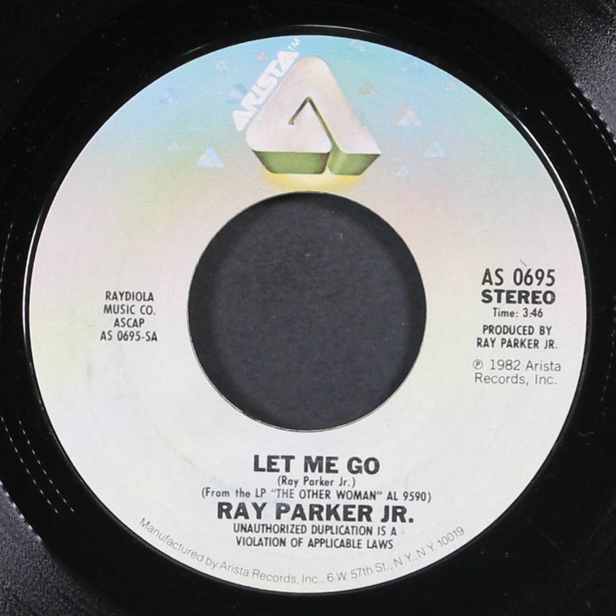 let me go / stop look before you love by RAY PARKER JR.