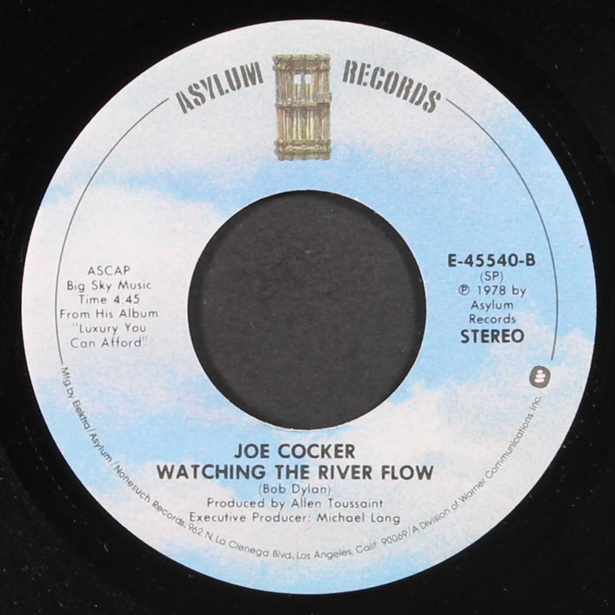 fun time / watching the river flow by JOE COCKER