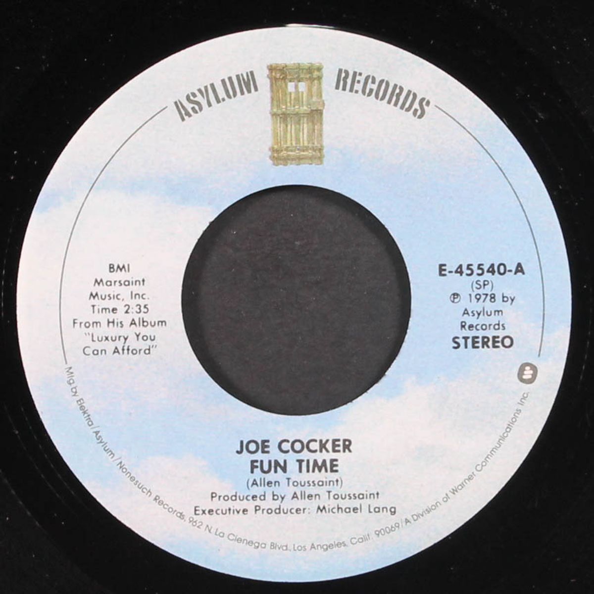 fun time / watching the river flow by JOE COCKER