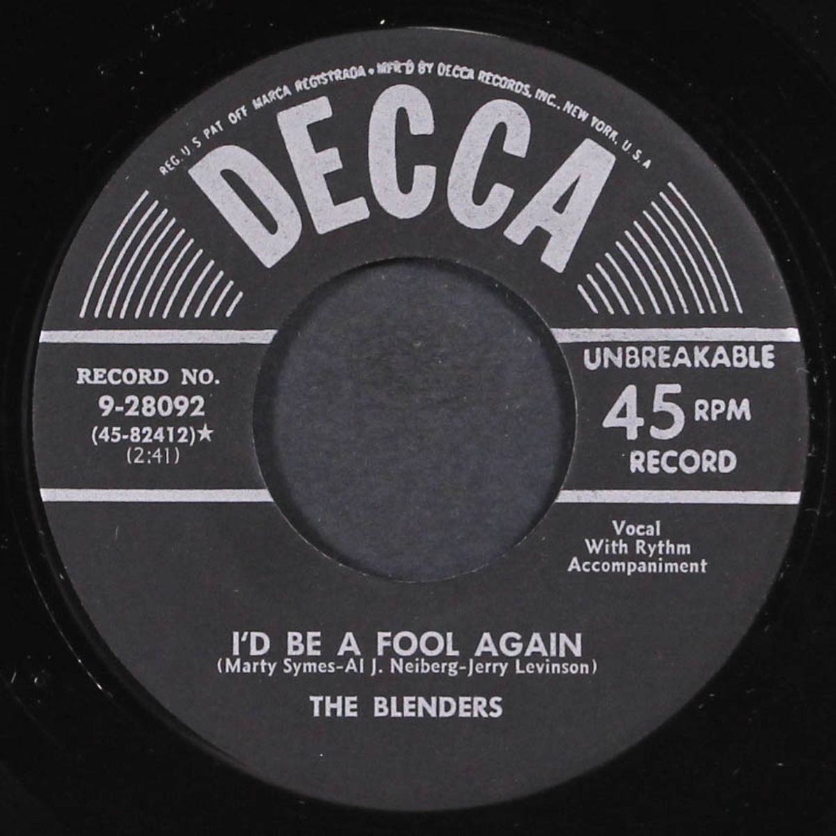 i'd be a fool again / just a little walk with me by BLENDERS