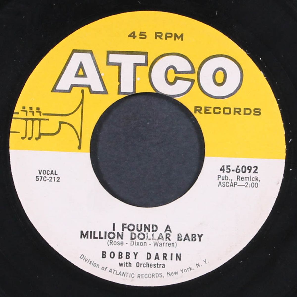million dollar baby / talk to me something by BOBBY DARIN