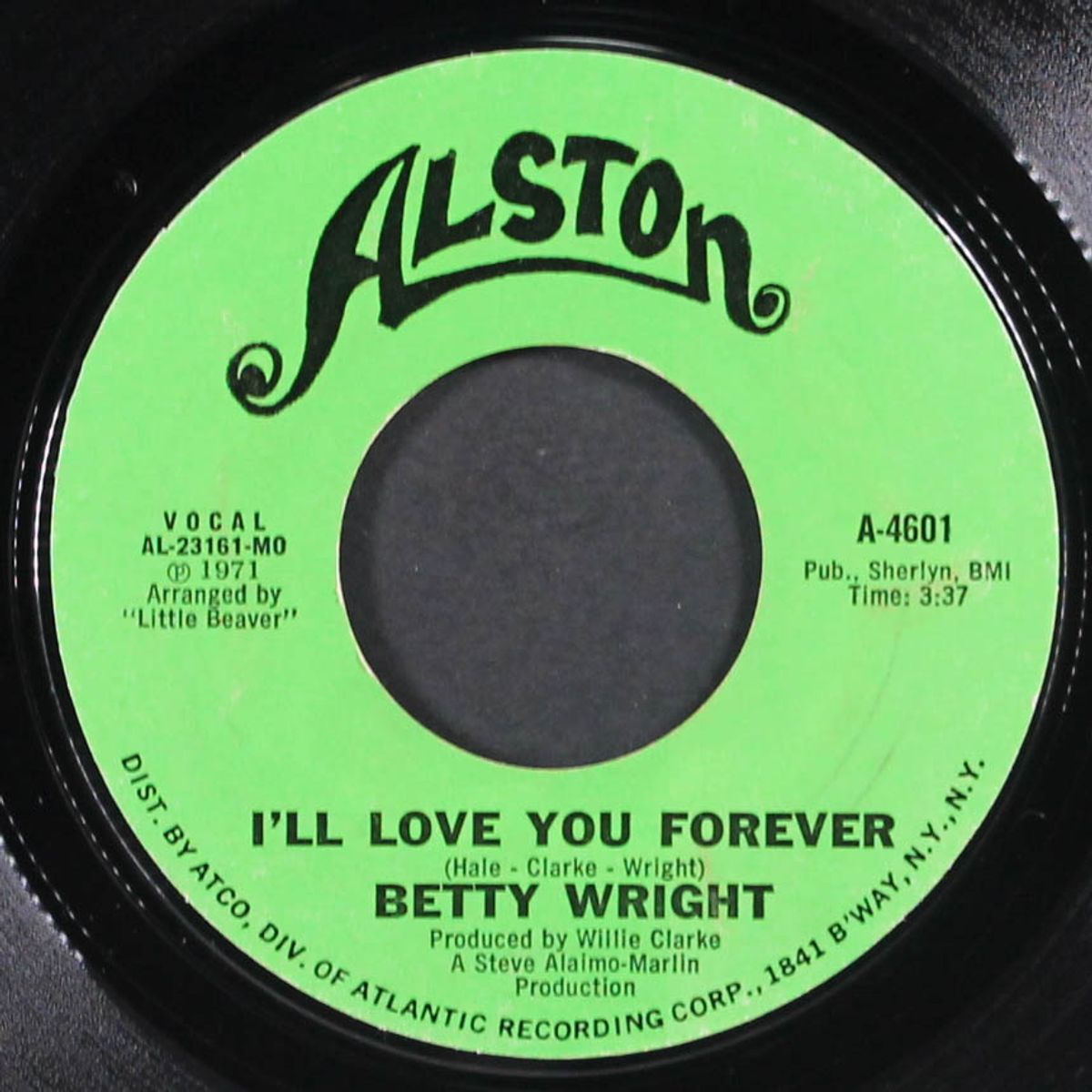 clean up woman / i'll love you forever by BETTY WRIGHT