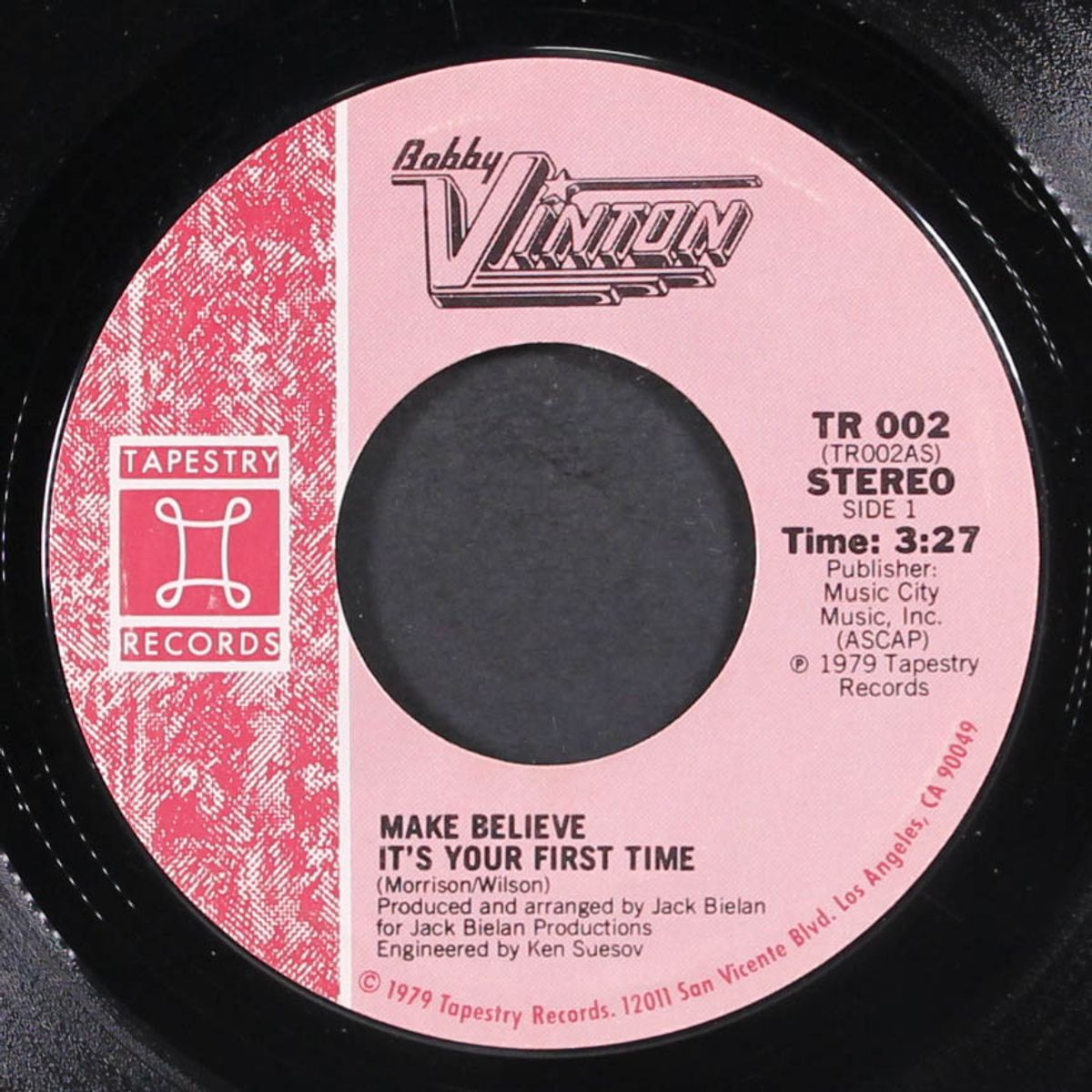 make believe it's your first time by BOBBY VINTON