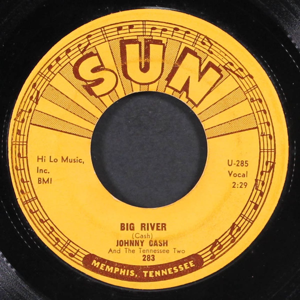 ballad of a teenage queen / big river by JOHNNY CASH