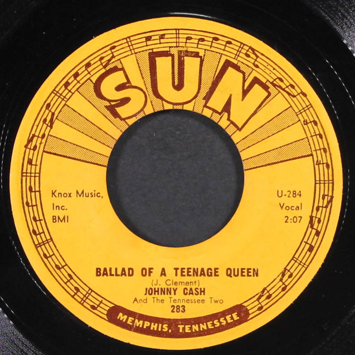 ballad of a teenage queen / big river by JOHNNY CASH