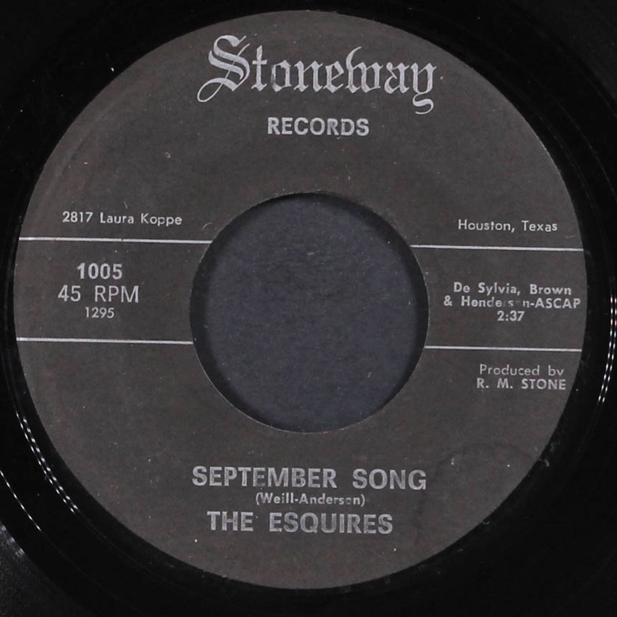 esquires stomp / september song by ESQUIRES