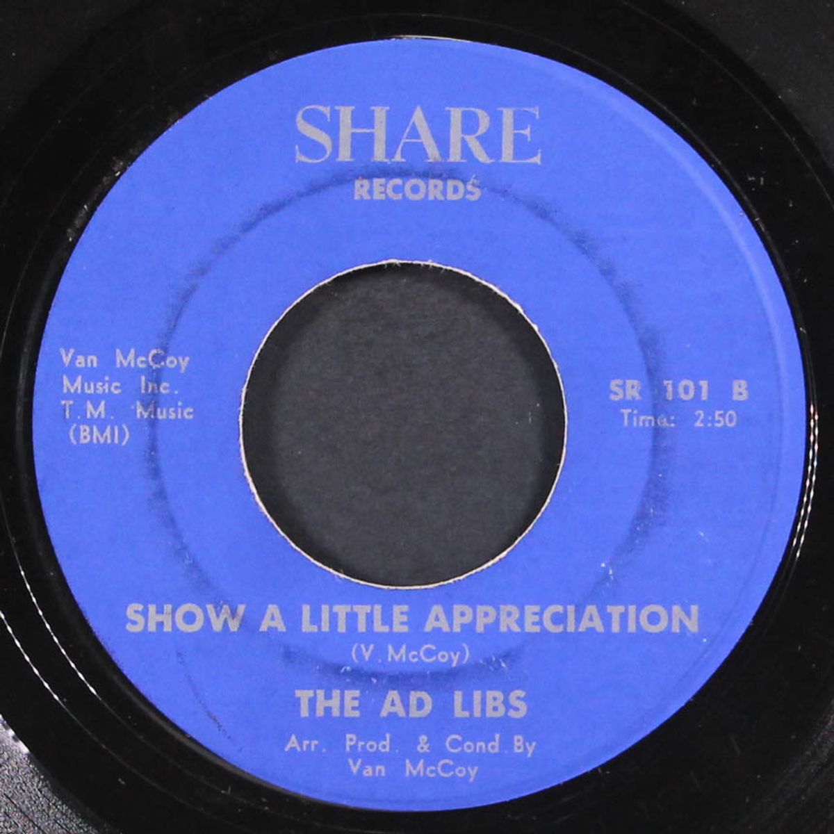 show a little appreciation / you're just a rollin stone by AD LIBS