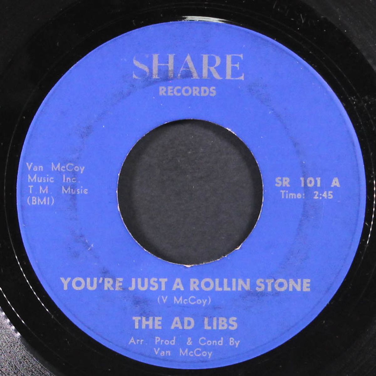 show a little appreciation / you're just a rollin stone by AD LIBS