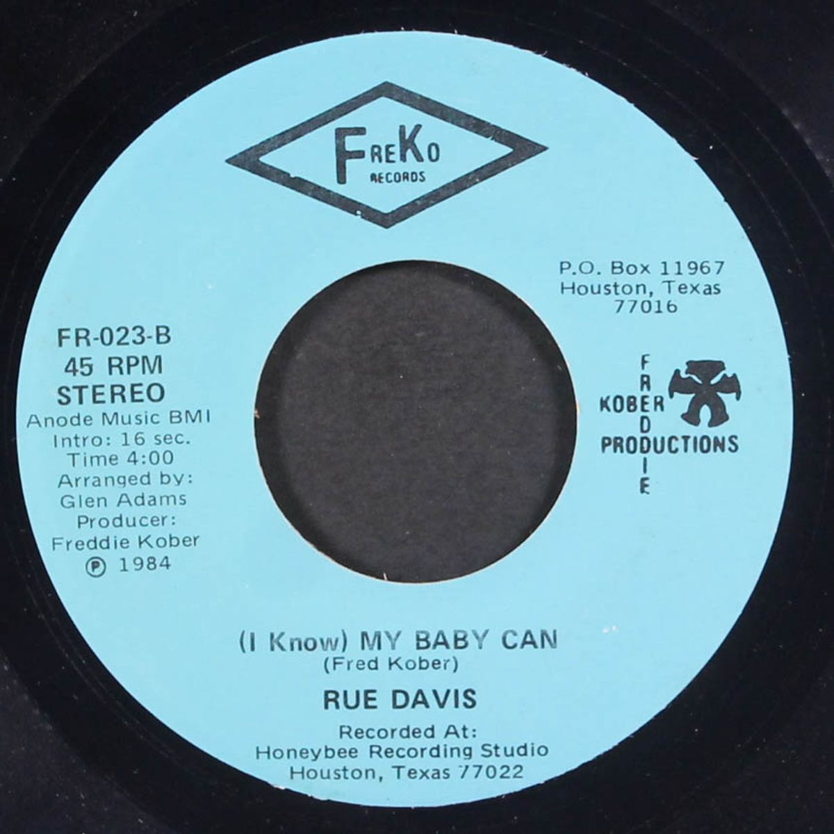 things are going to get better / my baby can by RUE DAVIS