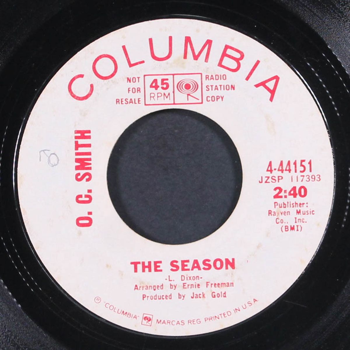 double life / the season by O.C. SMITH