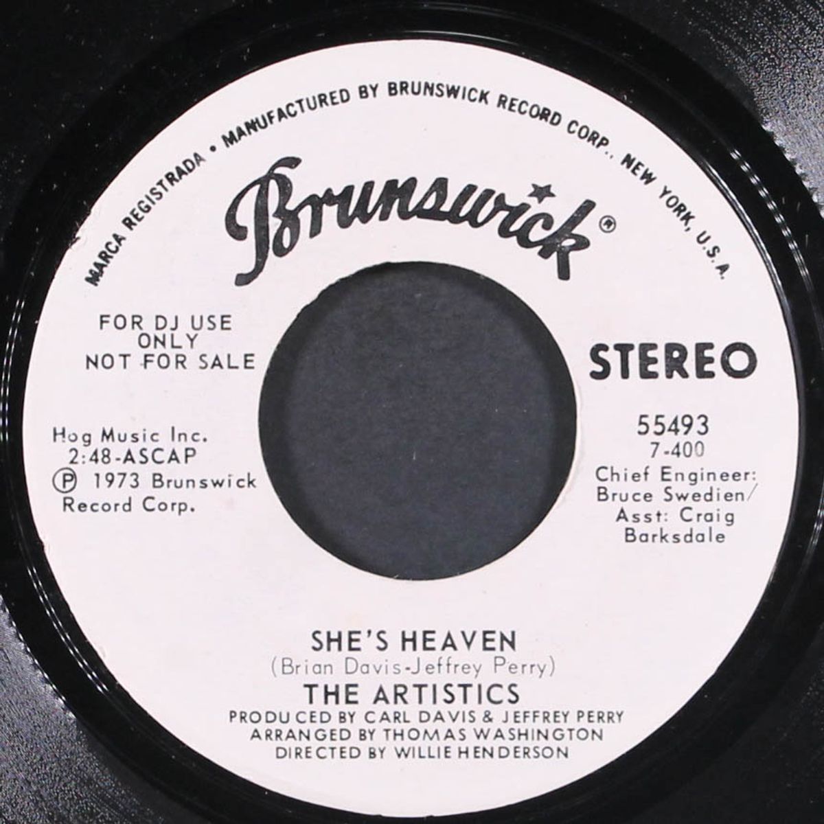 she's heaven / look out i'm gonna get you by ARTISTICS