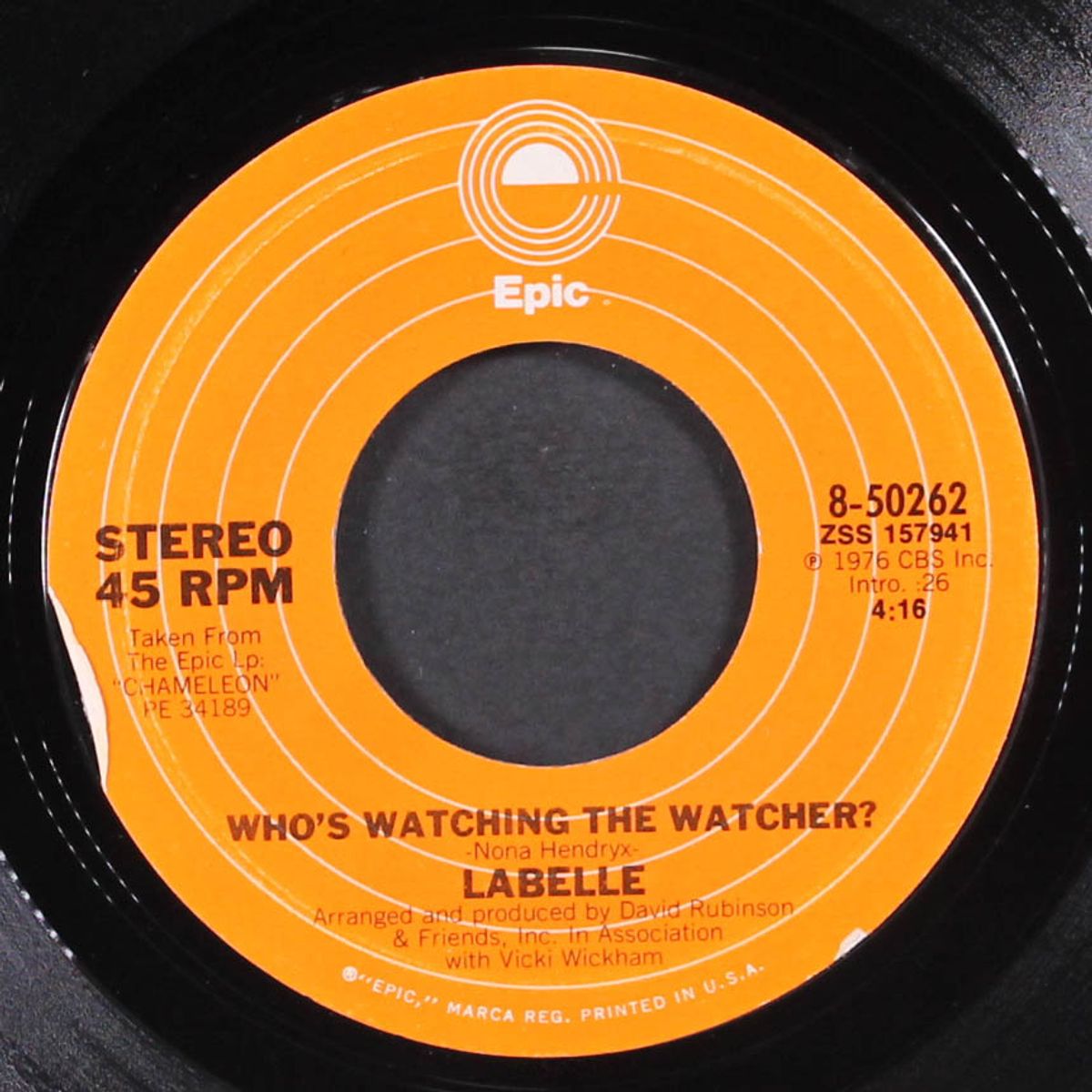 get you somebody new / who's watching the watcher by LABELLE