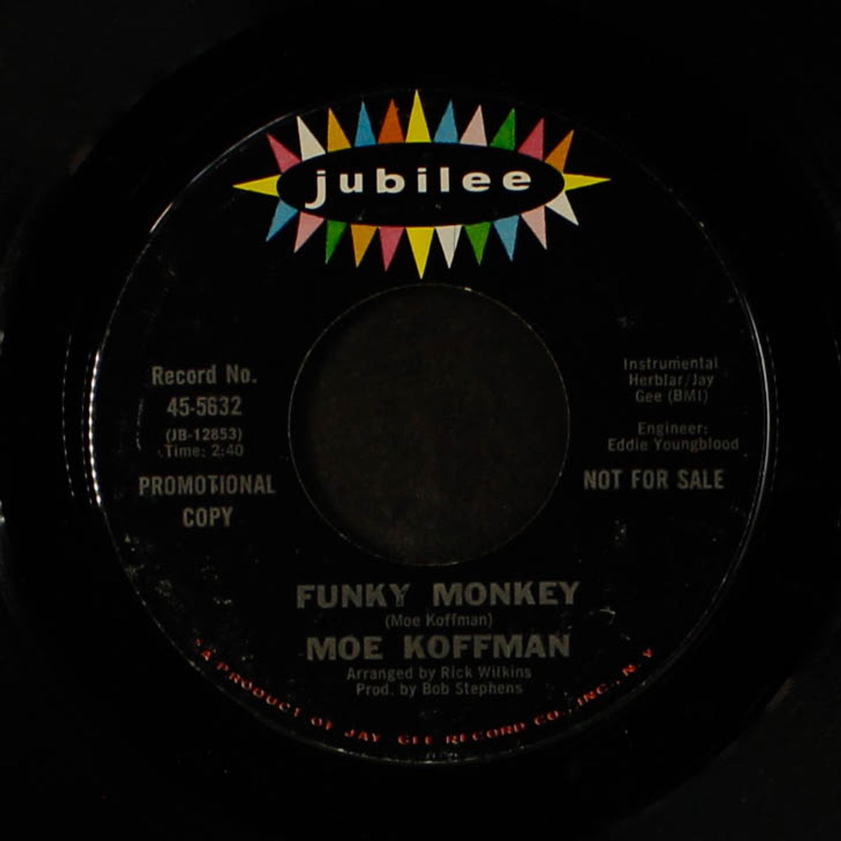 funky monkey / do you know the way to santa fe by MOE KOFFMAN