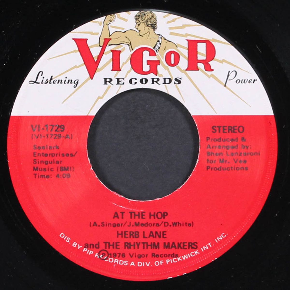 you're my last girl / at the hop by HERB LANE & RHYTHM MAKERS