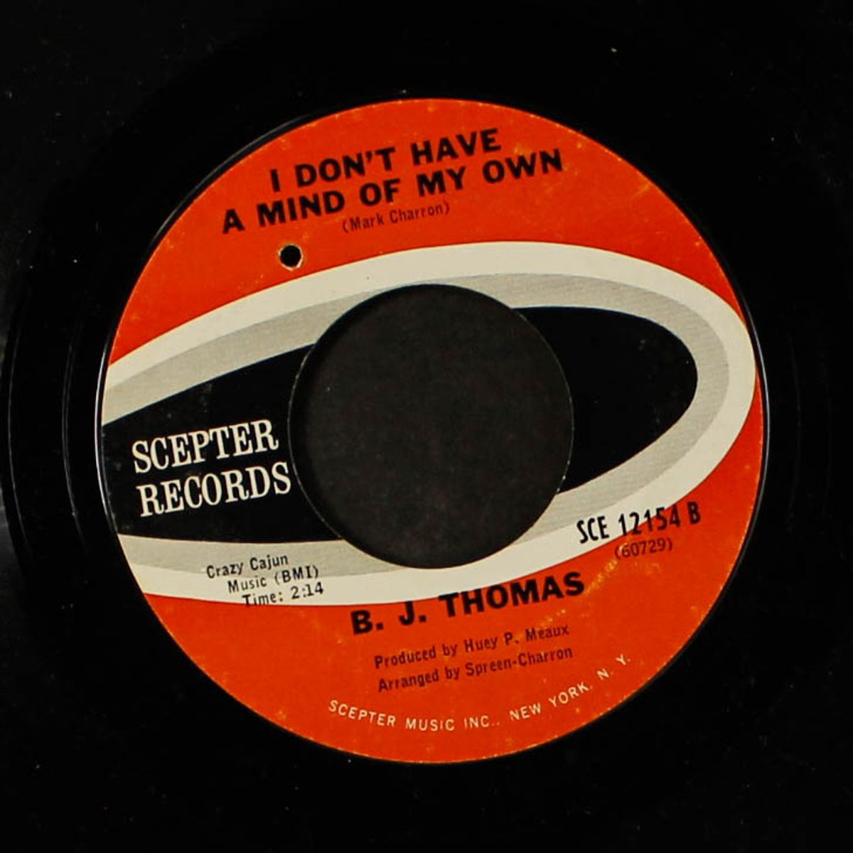 i don't have a mind of my own / bring back the time by B.J. THOMAS