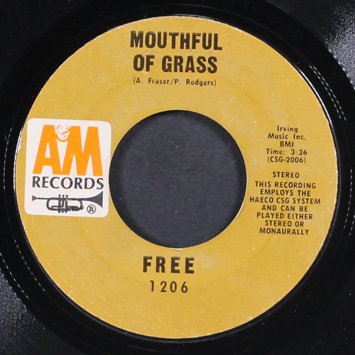 all right now / mouthful of grass by FREE