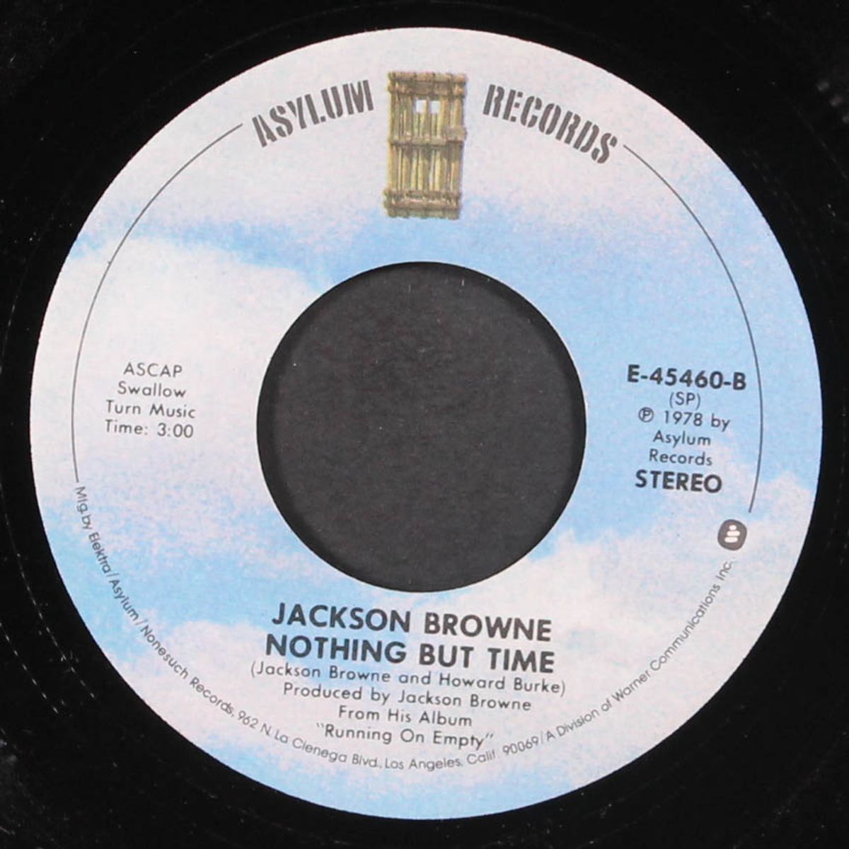 running on empty / nothing but time by JACKSON BROWNE
