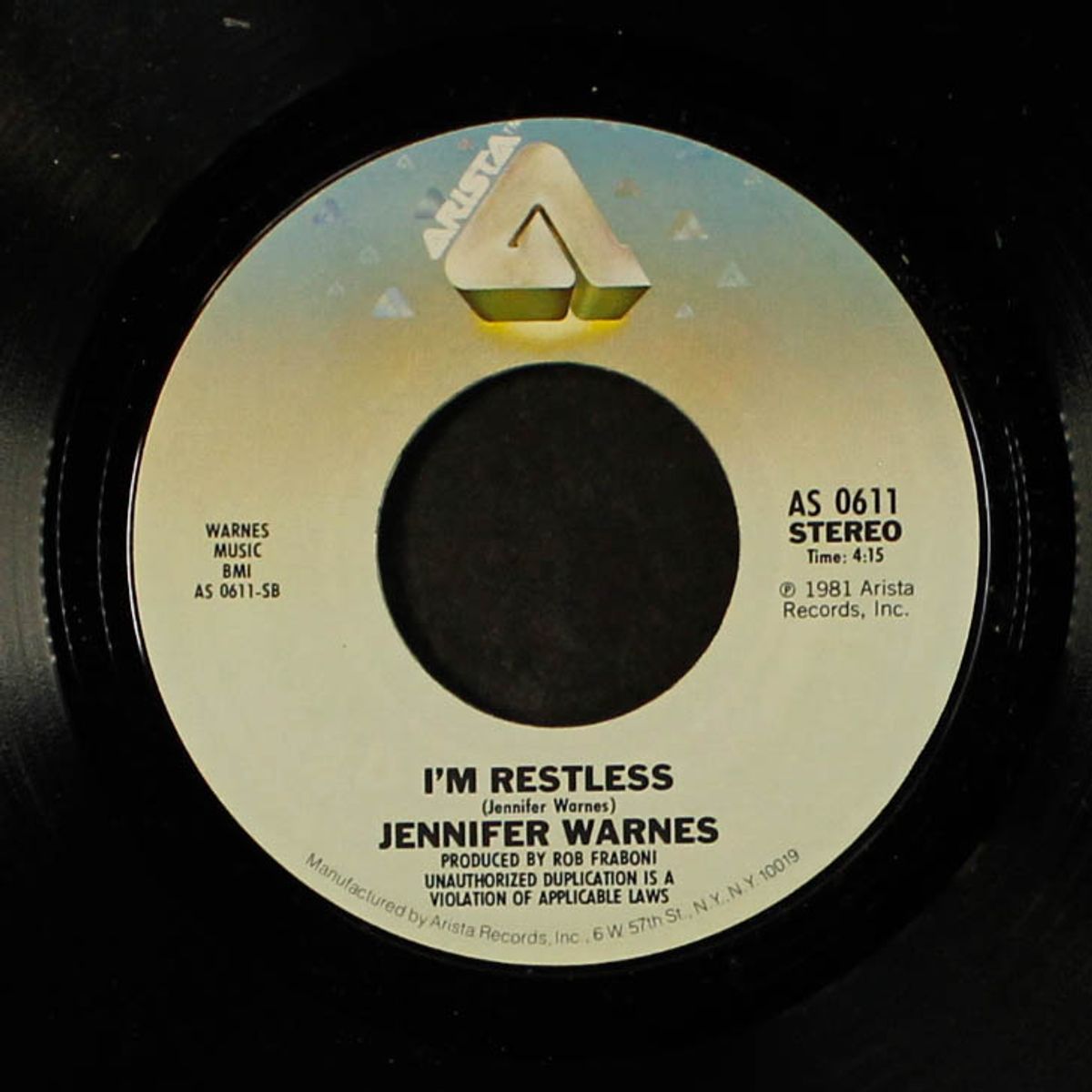 could it be love / i'm restless by JENNIFER WARNES