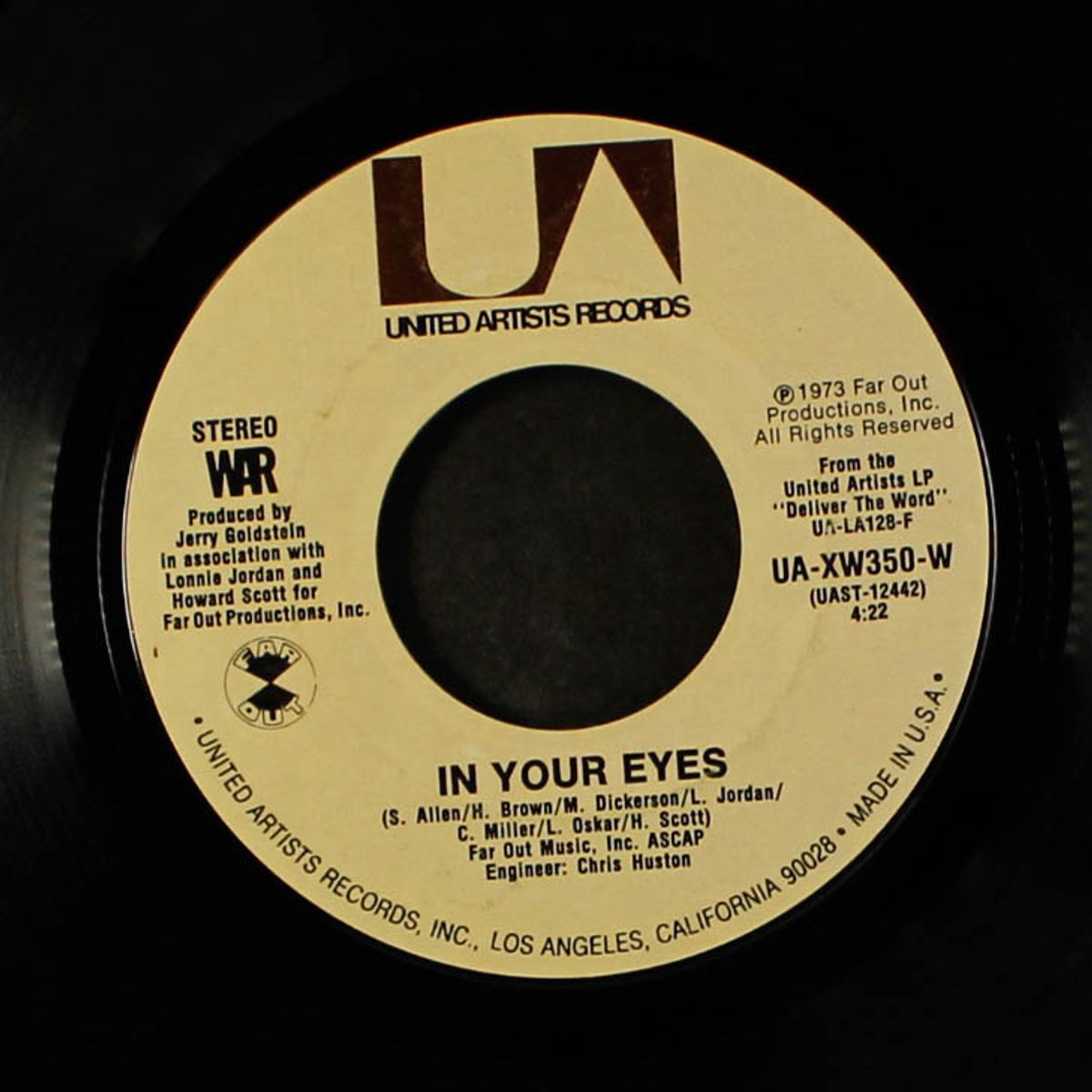 me and baby brother / in your eyes by WAR