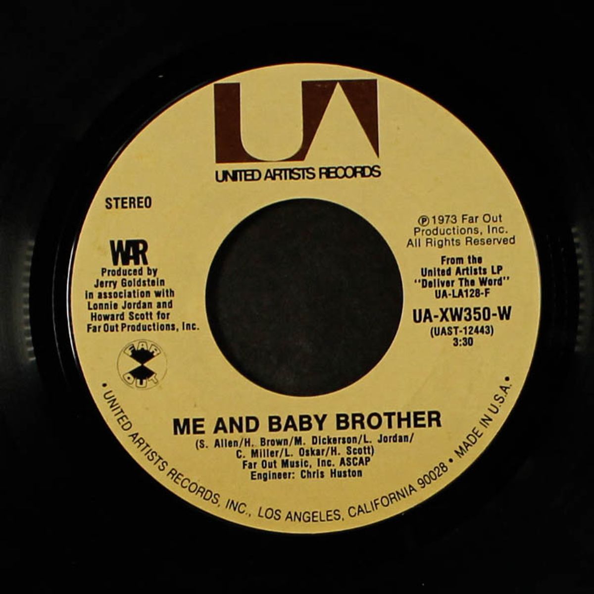 me and baby brother / in your eyes by WAR
