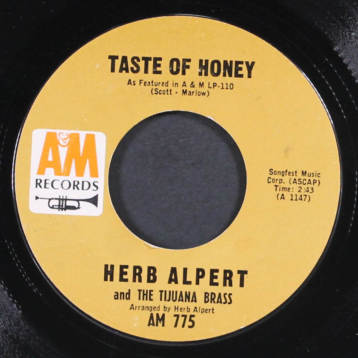 taste of honey / 3rd man theme by HERB ALPERT