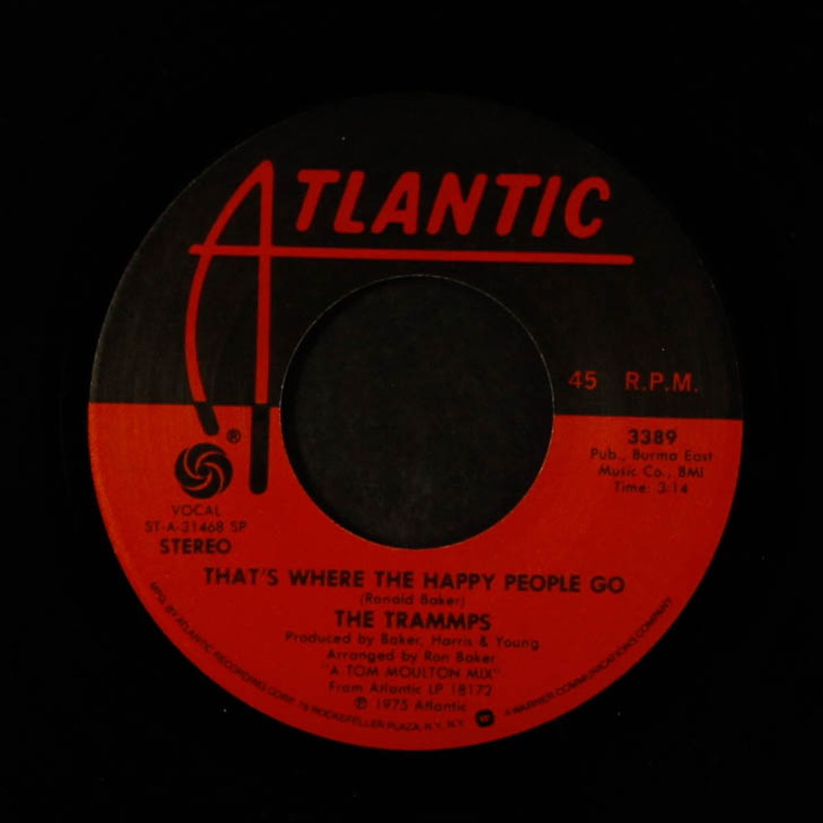 disco inferno / you touch my hot line by TRAMMPS