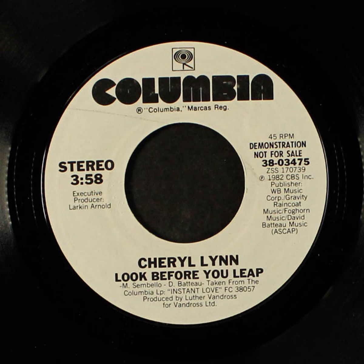 look before you leap / same by CHERYL LYNN