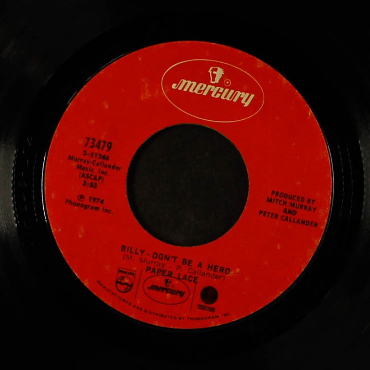 billy, don't be a hero / celia by PAPER LACE
