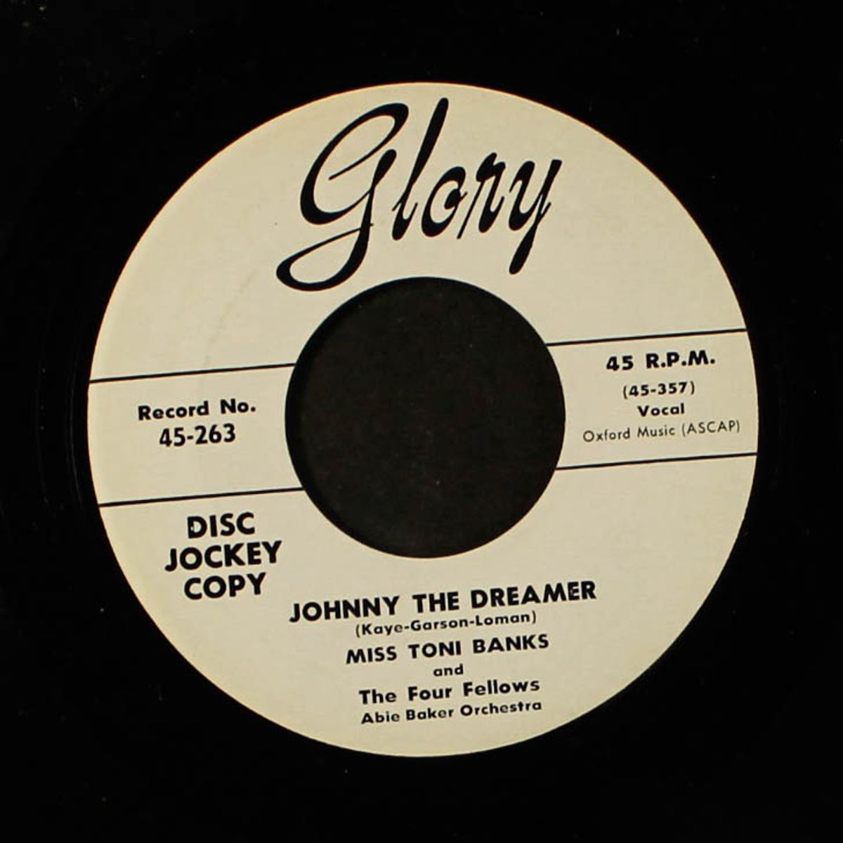 you're still in my heart / johnny the dreamer by TONI BANKS & FOUR FELLOWS