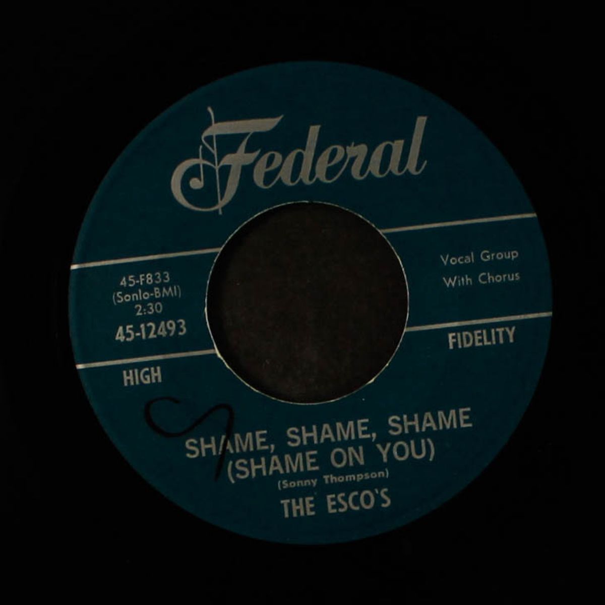 shame, shame, shame / that's life by ESCO'S
