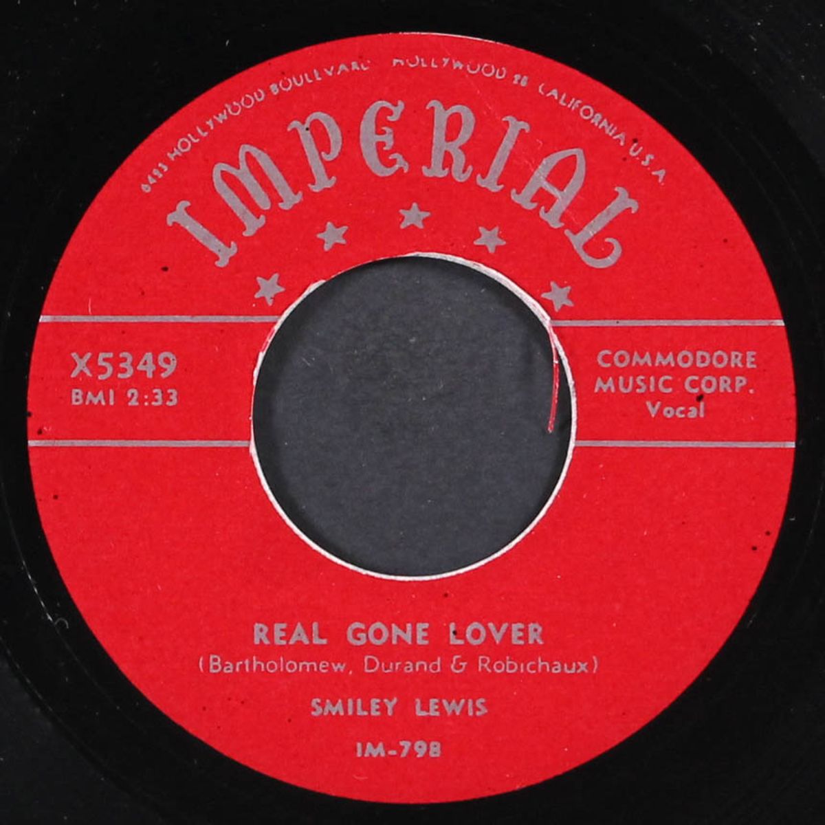 real gone lover / nobody knows by SMILEY LEWIS