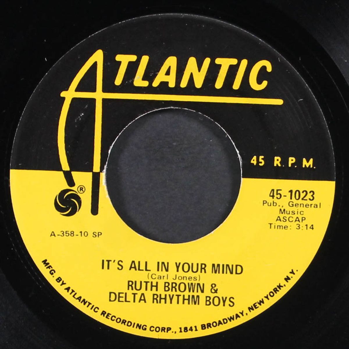 sentimental journey / it's all in your mind by RUTH BROWN & DELTA RHYTHM BOYS