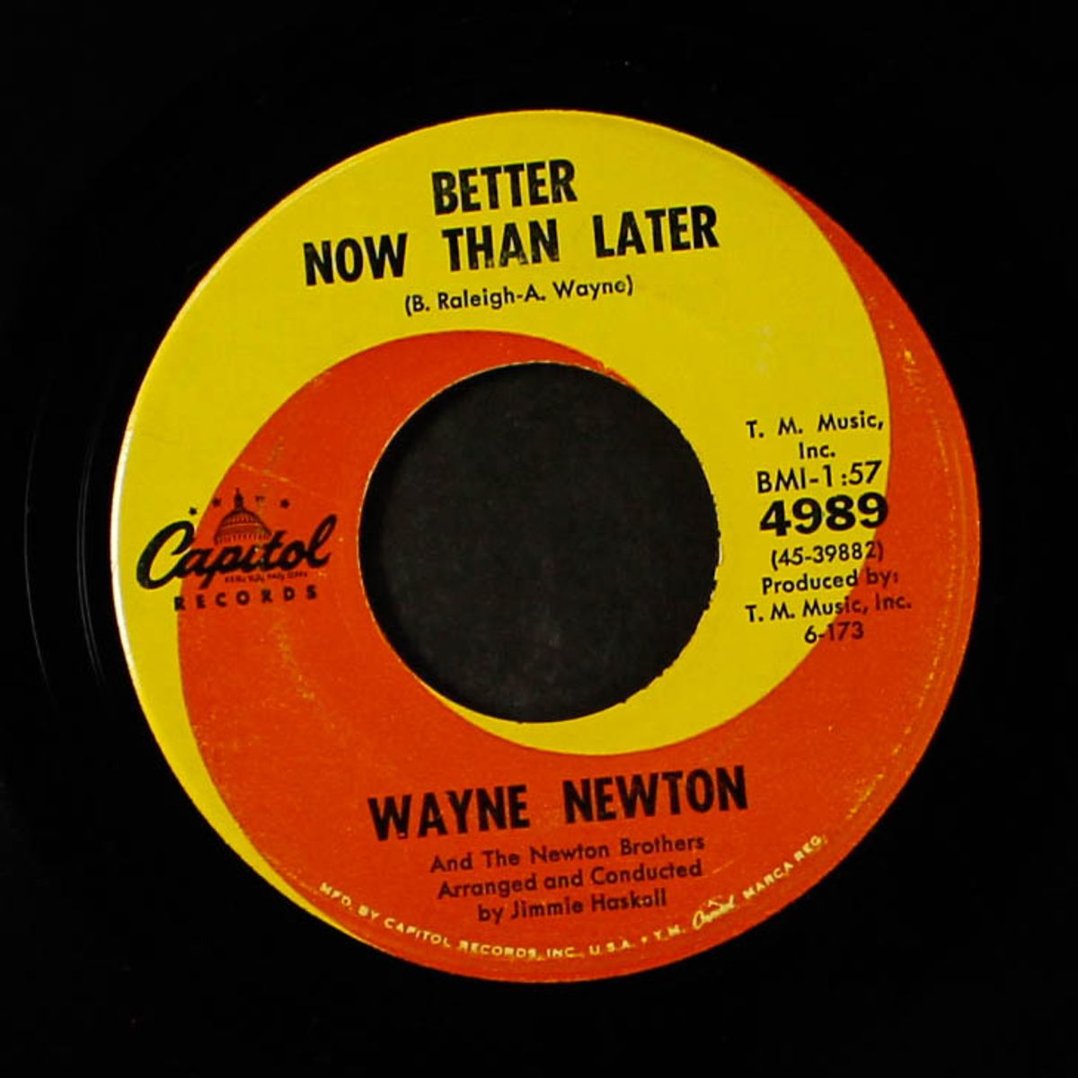 danke schoen / better now than later by WAYNE NEWTON