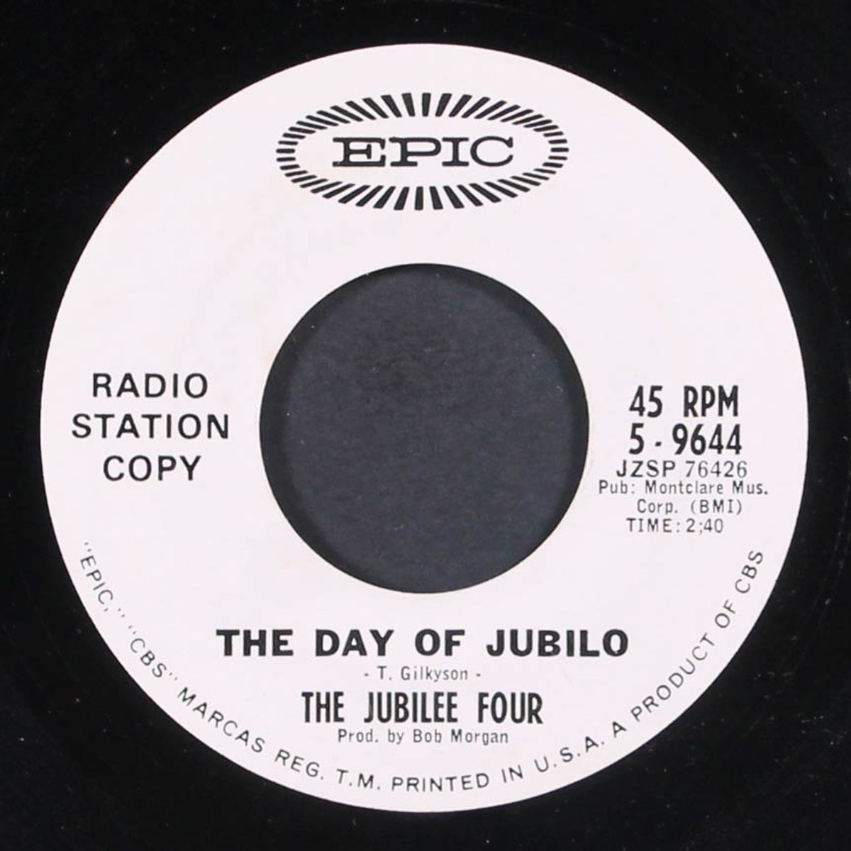 the day of jubilo / long john by JUBILEE FOUR
