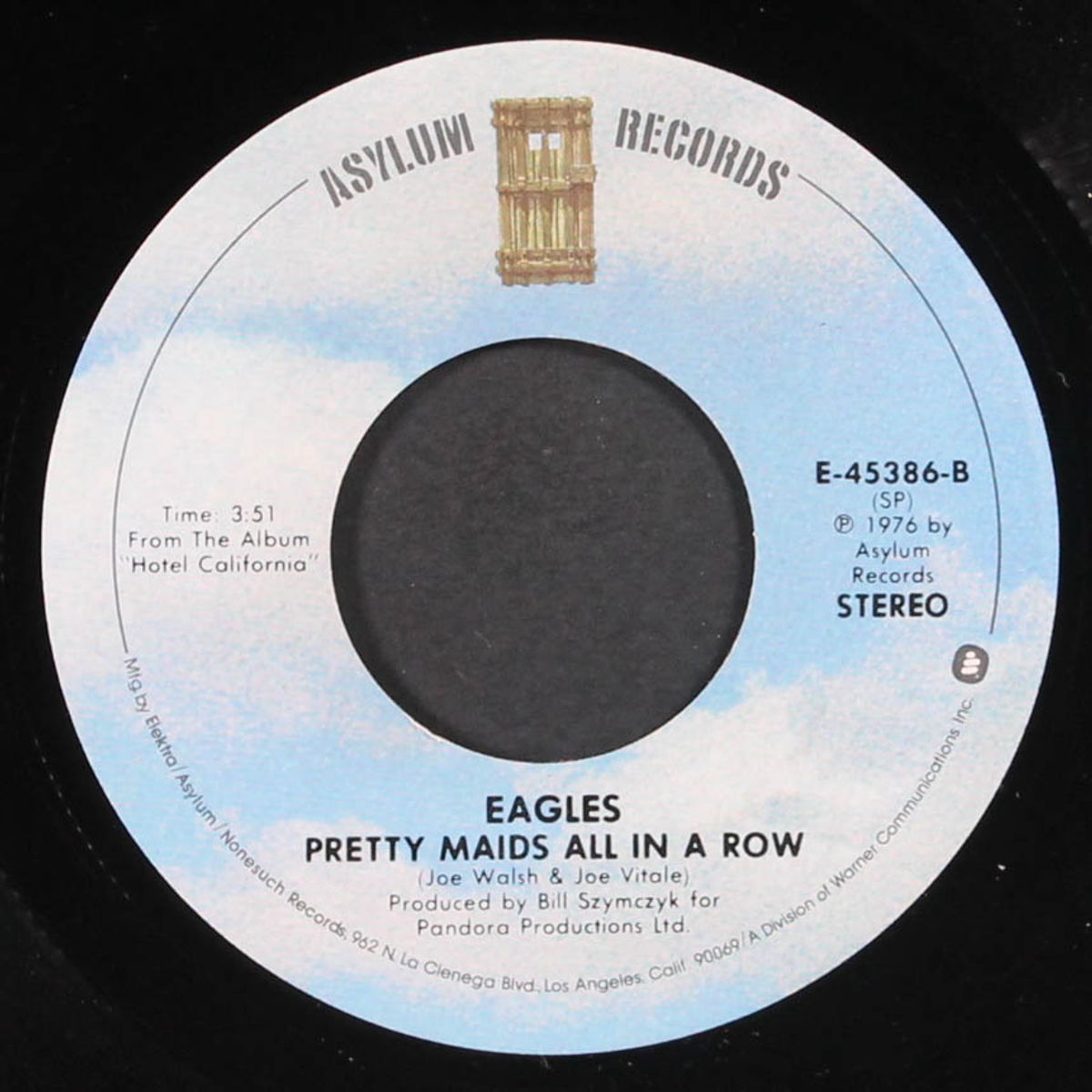 hotel california / pretty maids all in a row by EAGLES