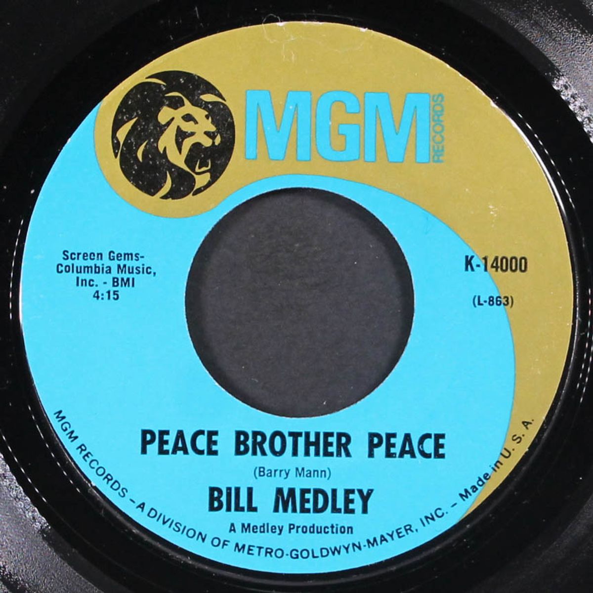 peace brother peace by BILL MEDLEY