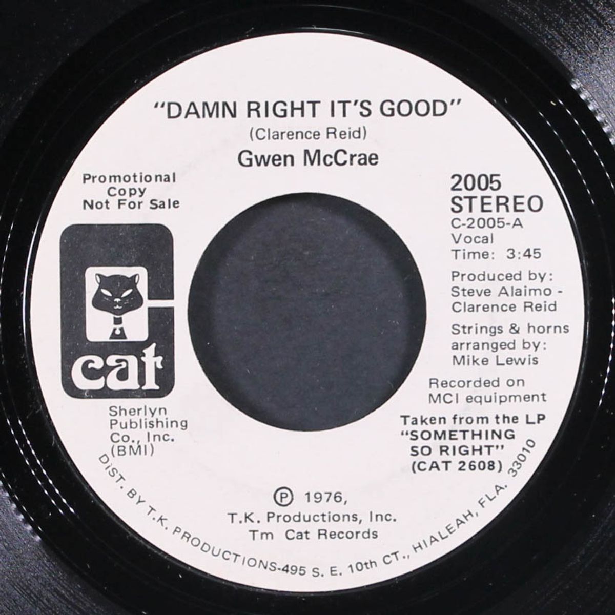 damn right it's good / same by GWEN MCCRAE