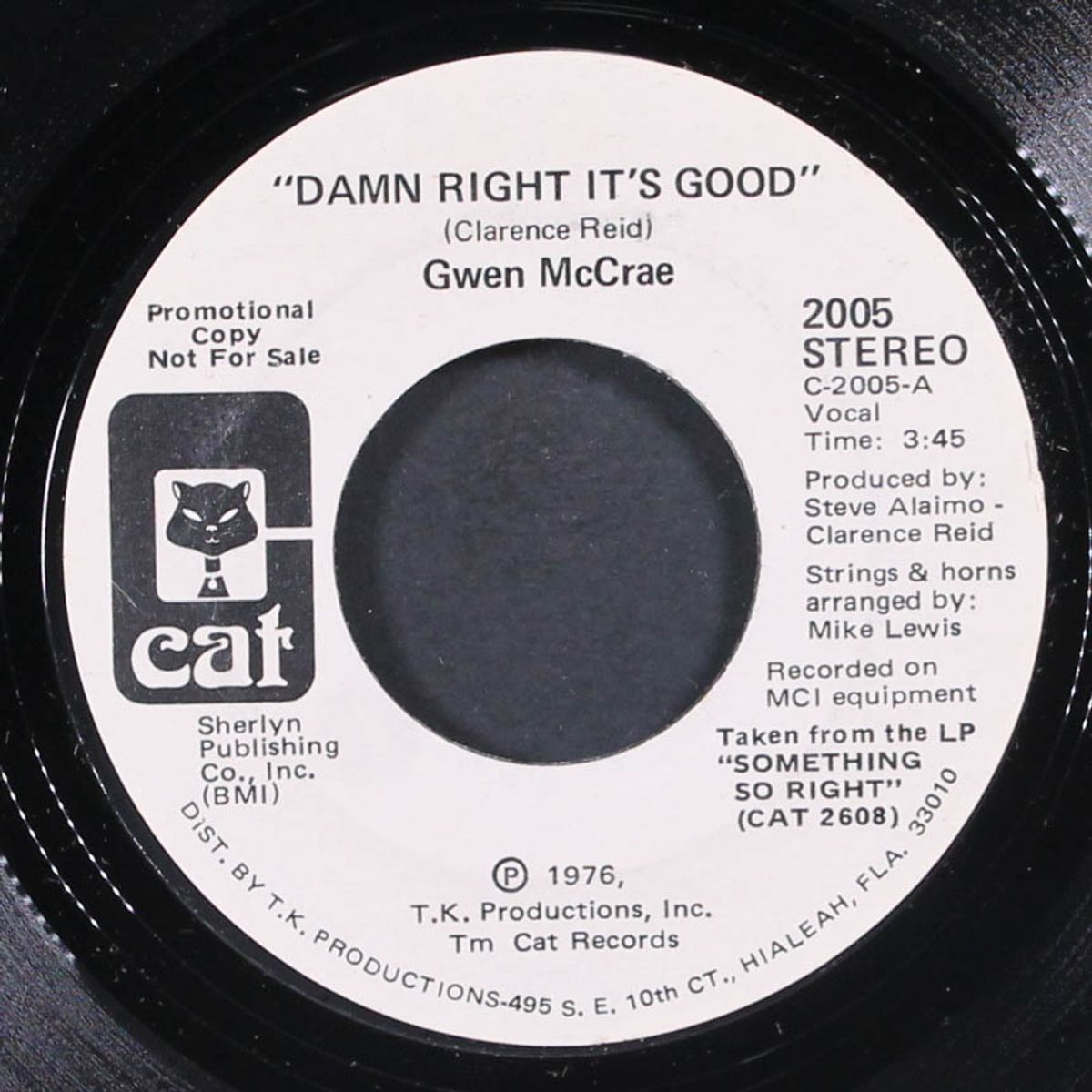 damn right it's good / same by GWEN MCCRAE